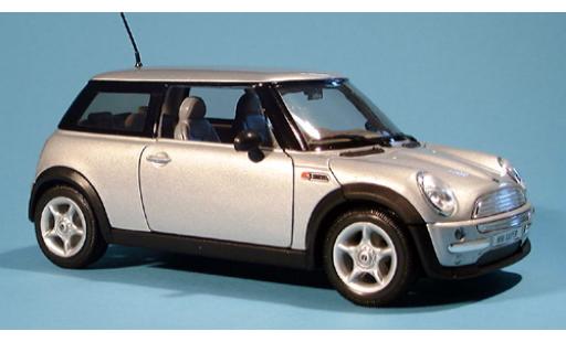 Miniature Mini Cooper 1/24 Welly grise 1:24 Mini Cooper 1/24 Welly grise 1:24 miniature