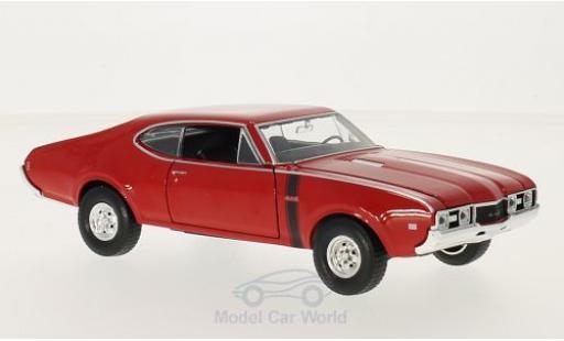 Miniature Oldsmobile 442 1/24 Welly rouge 1968 Oldsmobile 442 1/24 Welly rouge 1968 miniature