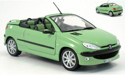 Peugeot 206 1/18 Welly CC Cabriolet met. verte funktionsfähiges Ver 1:18 miniature