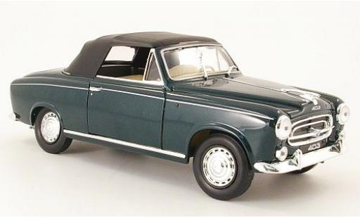 Peugeot 403 1/18 Welly Cabriolet met.-dkl.-verte geschlossen 1957 1:18 miniature