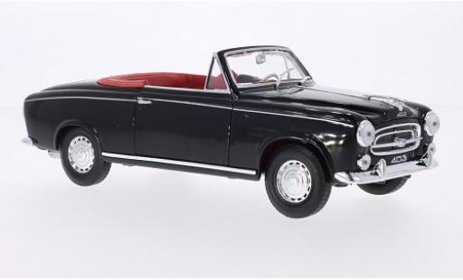 Peugeot 403 1/18 Welly Cabriolet noire 1957 1:18 miniature