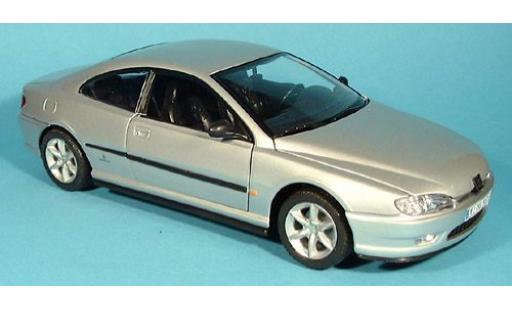 Miniature Peugeot 406 1/18 Welly grise 1:18 Peugeot 406 1/18 Welly grise 1:18 miniature