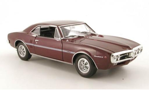 Miniature Pontiac Firebird 1/24 Welly met.-dkl.-rouge 1967 1:24 Pontiac Firebird 1/24 Welly met.-dkl.-rouge 1967 1:24 miniature