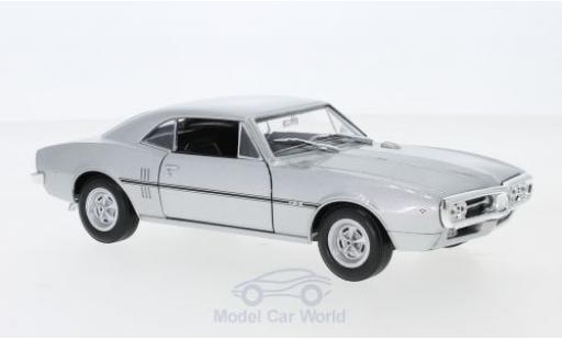 Miniature Pontiac Firebird 1/24 Welly grise 1967 Pontiac Firebird 1/24 Welly grise 1967 miniature