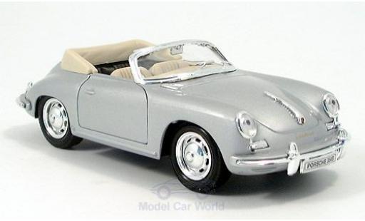 Miniature Porsche 356 1/24 Welly B Cabriolet grise Porsche 356 1/24 Welly B Cabriolet grise miniature