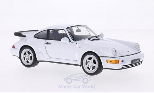 Miniature Porsche 964 Turbo 1/24 Welly 911 () Turbo blanche Porsche 964 Turbo 1/24 Welly 911 () Turbo blanche miniature