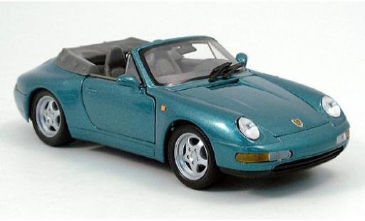 Miniature Porsche 996 1/24 Welly 911  Cabriolet met. verte 1997 1:24 Porsche 996 1/24 Welly 911  Cabriolet met. verte 1997 1:24 miniature