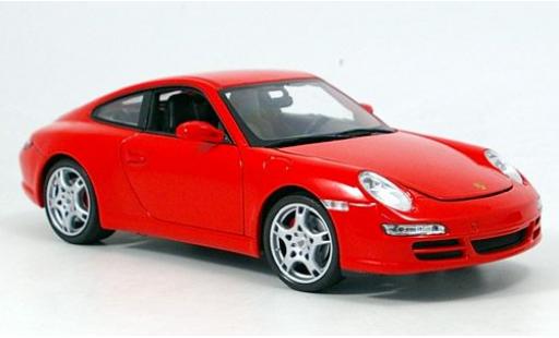 Miniature Porsche 997 S 1/18 Welly 911  Carrera Coupe rouge 1:18 Porsche 997 S 1/18 Welly 911  Carrera Coupe rouge 1:18 miniature