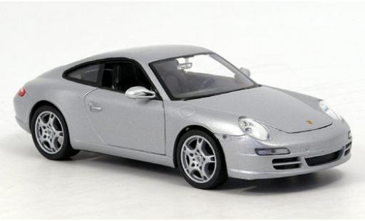 Miniature Porsche 997 S 1/24 Welly 911  Carrera grise 1:24 Porsche 997 S 1/24 Welly 911  Carrera grise 1:24 miniature