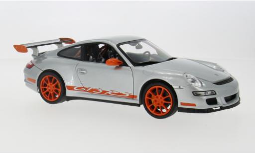 Miniature Porsche 997 GT3 RS 1/18 Welly 911  grise/orange 2007 1:18 Porsche 997 GT3 RS 1/18 Welly 911  grise/orange 2007 1:18 miniature