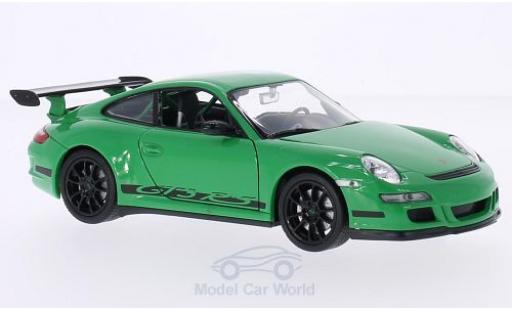 Miniature Porsche 997 GT3 RS 1/24 Welly 911 GT3 RS () verte/Dekor Porsche 997 GT3 RS 1/24 Welly 911 GT3 RS () verte/Dekor miniature