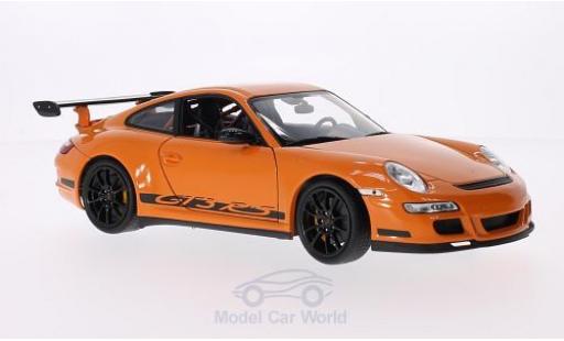 Miniature Porsche 997 GT3 RS 1/18 Welly 911 GT3 RS () orange/Dekor Porsche 997 GT3 RS 1/18 Welly 911 GT3 RS () orange/Dekor miniature
