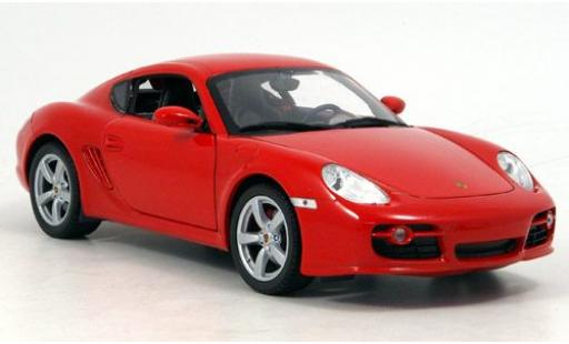 Miniature Porsche Cayman 1/18 Welly rouge 1:18 Porsche Cayman 1/18 Welly rouge 1:18 miniature