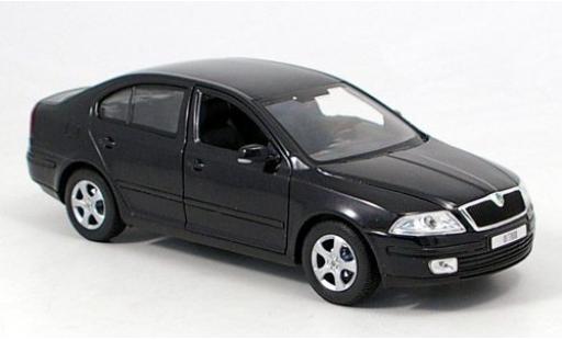 Miniature Skoda Octavia 1/24 Welly noire 1:24 Skoda Octavia 1/24 Welly noire 1:24 miniature