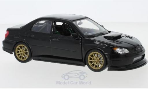 Miniature Subaru Impreza 1/24 Welly WRX STI noire Subaru Impreza 1/24 Welly WRX STI noire miniature