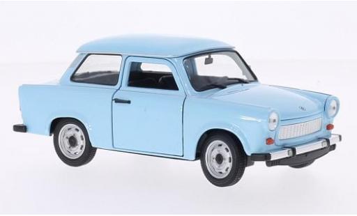 Trabant 601 1/24 Welly bleue 1:24 miniature
