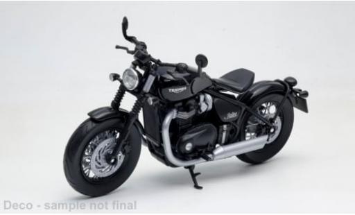 Triumph Bonneville 1/12 Welly Bobber noire 1:12 miniature