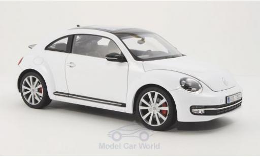 Miniature Volkswagen Beetle 1/18 Welly blanche 2012 Volkswagen Beetle 1/18 Welly blanche 2012 miniature