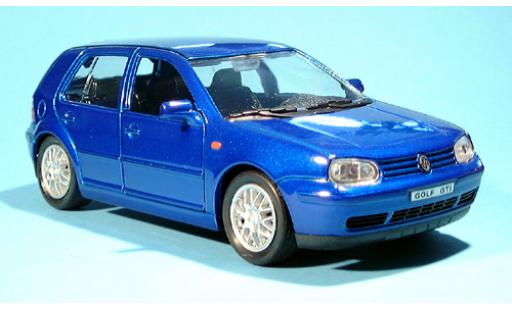 Miniature Volkswagen Golf 1/24 Welly IV met. bleue 1:24 Volkswagen Golf 1/24 Welly IV met. bleue 1:24 miniature