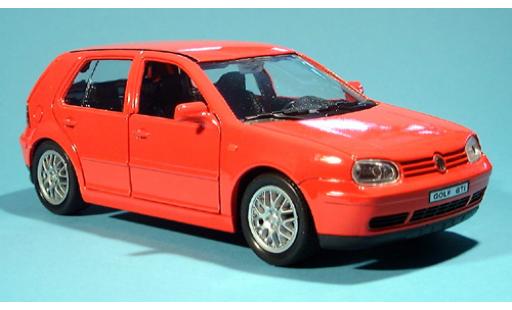 Miniature Volkswagen Golf 1/24 Welly IV rouge 1:24 Volkswagen Golf 1/24 Welly IV rouge 1:24 miniature