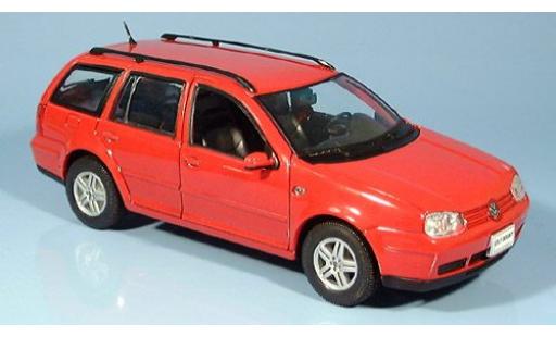 Miniature Volkswagen Golf 1/24 Welly Variant rouge 2001 1:24 Volkswagen Golf 1/24 Welly Variant rouge 2001 1:24 miniature