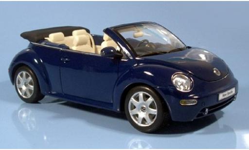 Volkswagen New Beetle 1/18 Welly Cabriolet bleue 2003 1:18 miniature