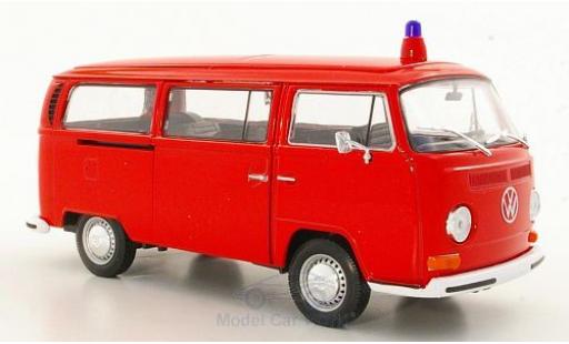 Miniature Volkswagen T2 1/24 Welly Bus Feuerwehr 1972 ohne Vitrine Volkswagen T2 1/24 Welly Bus Feuerwehr 1972 ohne Vitrine miniature