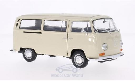 Miniature Volkswagen T2 B 1/24 Welly Bus beige 1972 Volkswagen T2 B 1/24 Welly Bus beige 1972 miniature