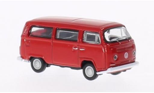 Miniature Volkswagen T2 1/24 Welly Bus rouge 1972 Volkswagen T2 1/24 Welly Bus rouge 1972 miniature