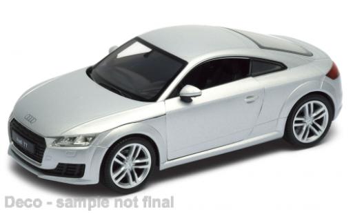 Miniature Audi TT 1/24 Welly (8S) metallise grise 2014 Audi TT 1/24 Welly (8S) metallise grise 2014 miniature