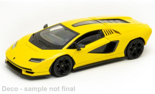 Miniature Lamborghini Countach 1/24 Welly LPI 800-4 metallise jaune Lamborghini Countach 1/24 Welly LPI 800-4 metallise jaune miniature