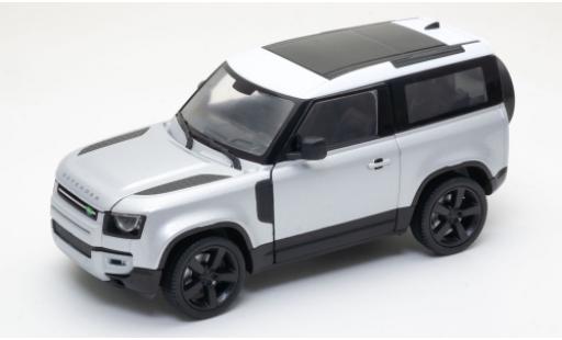 Miniature Land Rover Defender 1/24 Welly grise/blanche 2020 Land Rover Defender 1/24 Welly grise/blanche 2020 miniature
