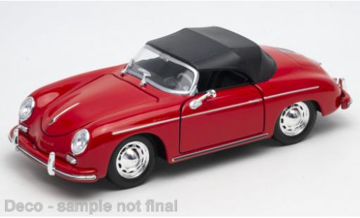 Miniature Porsche 356 1/24 Welly A Speedster rouge Porsche 356 1/24 Welly A Speedster rouge miniature