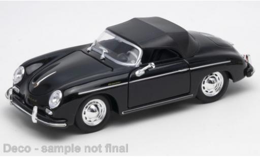 Miniature Porsche 356 1/24 Welly A Speedster noire Porsche 356 1/24 Welly A Speedster noire miniature