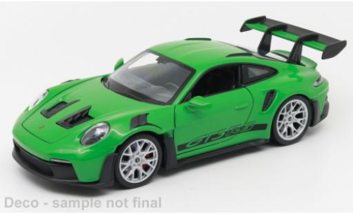 Miniature Porsche 992 1/24 Welly 911 GTR RS  vert Porsche 992 1/24 Welly 911 GTR RS  vert miniature