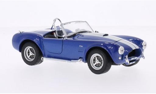 Miniature Shelby Cobra 1/24 Welly 427 SC metallise bleu/blanche 1965 Shelby Cobra 1/24 Welly 427 SC metallise bleu/blanche 1965 miniature