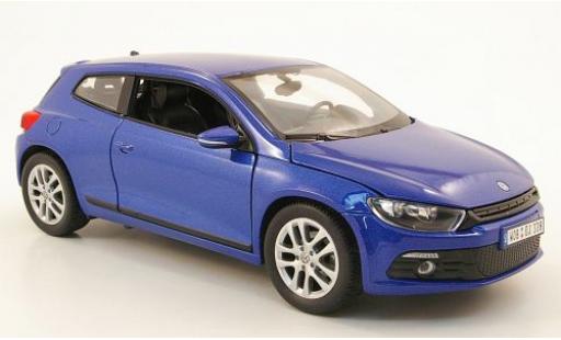 Miniature Volkswagen Scirocco 1/24 Welly 3 metallise bleu Volkswagen Scirocco 1/24 Welly 3 metallise bleu miniature