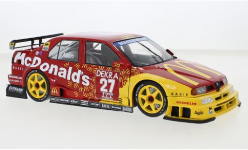 Miniature Alfa Romeo 155 1/18 Werk83 V6 TI rouge/jaune No.27 Alfa Corse 2 McDonalds ITC Helsinki 1995 Alfa Romeo 155 1/18 Werk83 V6 TI rouge/jaune No.27 Alfa Corse 2 McDonalds ITC Helsinki 1995 miniature