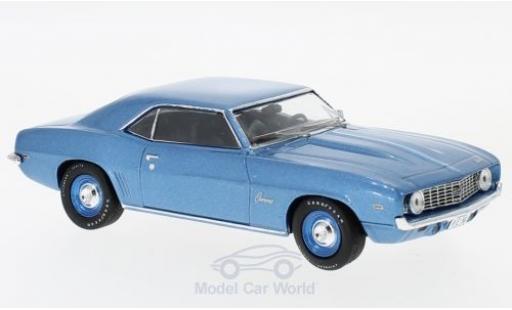 Miniature Chevrolet Camaro 1/43 WhiteBox metallise bleue 1969 Chevrolet Camaro 1/43 WhiteBox metallise bleue 1969 miniature