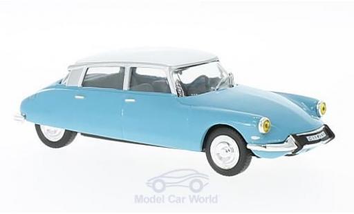 Miniature Citroen DS 19 1/43 WhiteBox 19 bleue/blanche 1966 Citroen DS 19 1/43 WhiteBox 19 bleue/blanche 1966 miniature