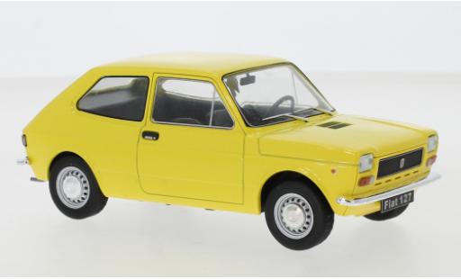 Miniature Fiat 127 1/24 WhiteBox jaune Fiat 127 1/24 WhiteBox jaune miniature