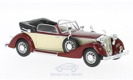 Miniature Horch 853 1/43 WhiteBox A Cabriolet rouge/beige 1938 Horch 853 1/43 WhiteBox A Cabriolet rouge/beige 1938 miniature