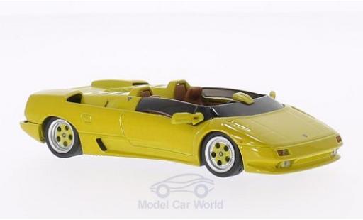 Miniature Lamborghini Diablo 1/43 WhiteBox Roadster Prougeotyp jaune 1992 Lamborghini Diablo 1/43 WhiteBox Roadster Prougeotyp jaune 1992 miniature