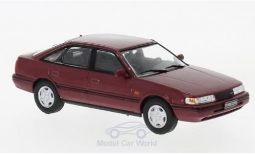 Mazda 6 1/43 WhiteBox 2 metallise rouge 1990 miniature
