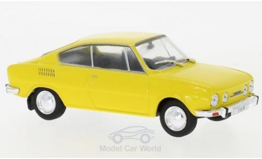 Miniature Skoda 110 1/43 WhiteBox R jaune 1970 Skoda 110 1/43 WhiteBox R jaune 1970 miniature