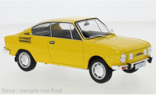 Miniature Skoda 110 1/24 WhiteBox R jaune 1971 Skoda 110 1/24 WhiteBox R jaune 1971 miniature