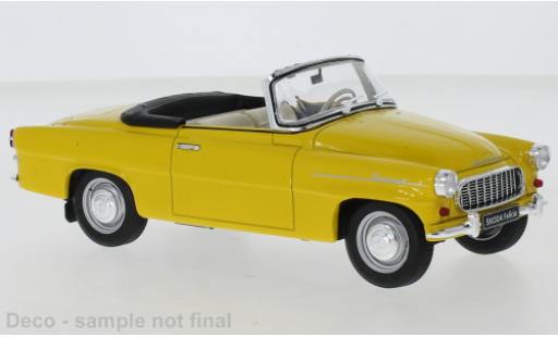 Miniature Skoda Felicia 1/24 WhiteBox Cabrio jaune 1959 Skoda Felicia 1/24 WhiteBox Cabrio jaune 1959 miniature