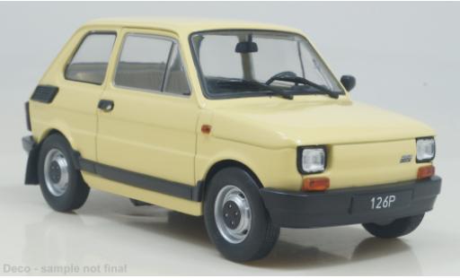Miniature Fiat 126 1/24 WhiteBox p jaune clair 1985 Fiat 126 1/24 WhiteBox p jaune clair 1985 miniature