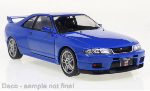 Miniature Nissan Skyline 1/24 WhiteBox GT-R (R33) bleu 1997 Nissan Skyline 1/24 WhiteBox GT-R (R33) bleu 1997 miniature