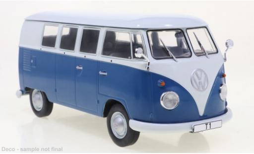 Miniature Volkswagen T1 1/24 WhiteBox blanche/bleu 1960 Volkswagen T1 1/24 WhiteBox blanche/bleu 1960 miniature